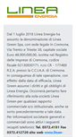 Mobile Screenshot of linea-energia.it