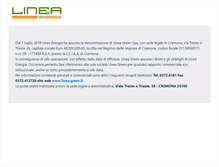 Tablet Screenshot of linea-energia.it